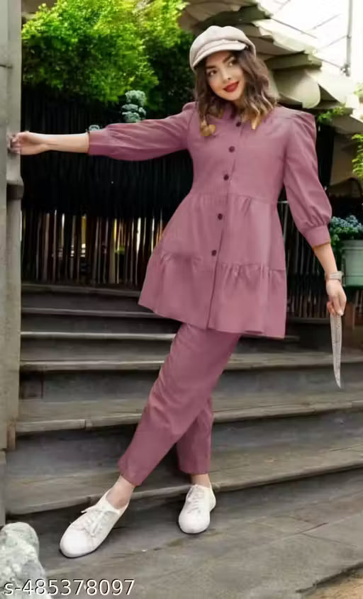 FeelUpps Indian Cotton Co-ord Set – Breezy & Elegant Daily Wear